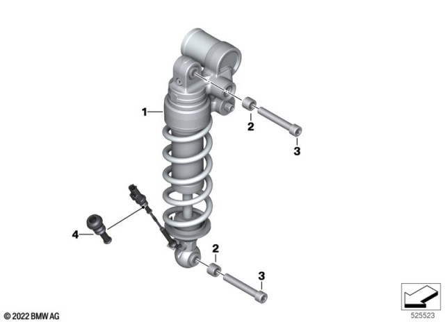 Amortiguador Bmw S1000 RR 2021 - 2025