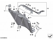 Cubre radiador Bmw S1000 RR 2021 - 2025