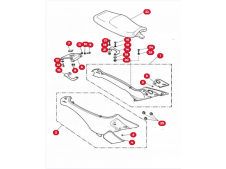 Asiento TRIUMPH TROPHY 900 1998-2002  recambios para moto