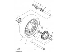 Corona correa trasera Yamaha TMAX 530 ABS 2015 - 2016