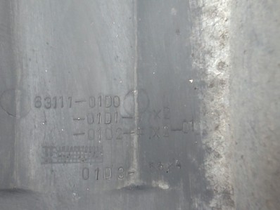Aleta porta matricula SUZUKI GS E 500 1989-2001  segunda mano