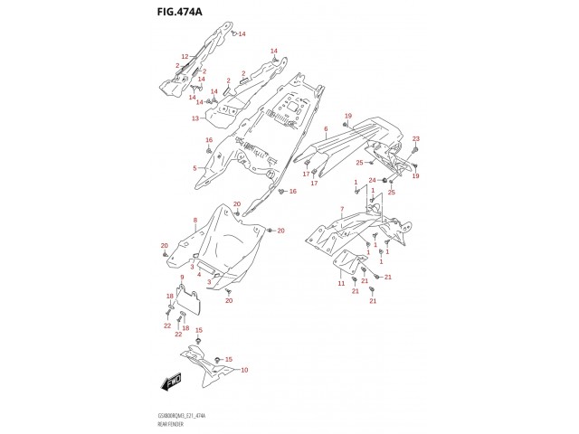 Aleta porta matricula