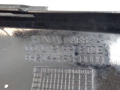 Carenado faro derecho dorado HONDA HORNET 600 2007-2010 Recambio Ocasion