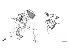 Caja filtro aire Honda NC 750 X DCT 2021 - 2024