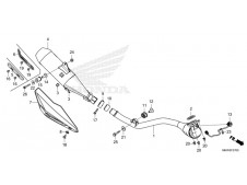 Colector  Honda NC 750 X DCT 2021 - 2024