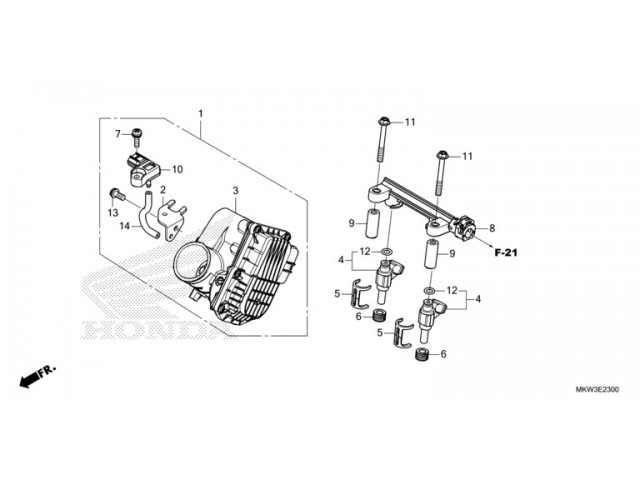Inyector Honda NC 750 X DCT 2021 - 2024