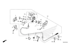 Cable freno estacionamiento Honda NC 750 X DCT 2021 - 2024