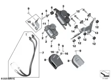 Servo motor válvula escape Bmw S 1000 R 2021 - 2024