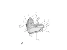 Faro Yamaha Tricity 300 2021 - 2024