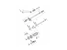 Palanca cambio Triumph Bonneville 865 2009 - 2014