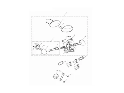 Piloto trasero Triumph Bonneville 865 2009 - 2014