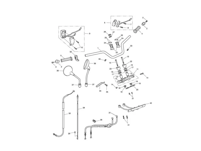 Pina luces izquierda Triumph Bonneville 865 2009 - 2014