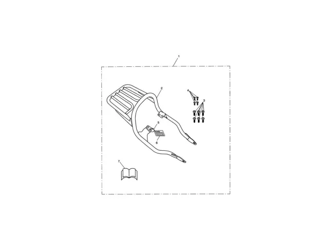 Asidero transportin Triumph Bonneville 865 2009 - 2014
