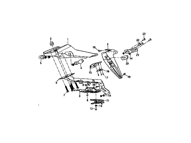 Intermitente trasero derecho Keeway Keeway RKS 125 2024 - 2026