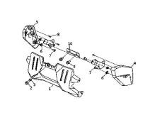 Embellecedor central derecho Keeway Keeway RKS 125 2024 - 2026