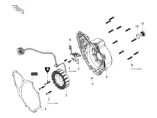 Tapa encendido motor Voge 650 DSX Euro 5 2022 - 2026