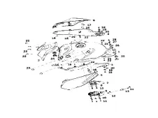 Cubre deposito derecho Keeway Keeway RKS 125 2024 - 2026
