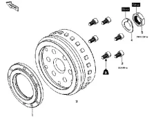 Volante magnetico Voge 650 DSX Euro 5 2022 - 2026