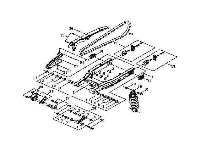 Tensores basculante Voge 650 DSX Euro 5 2022 - 2026