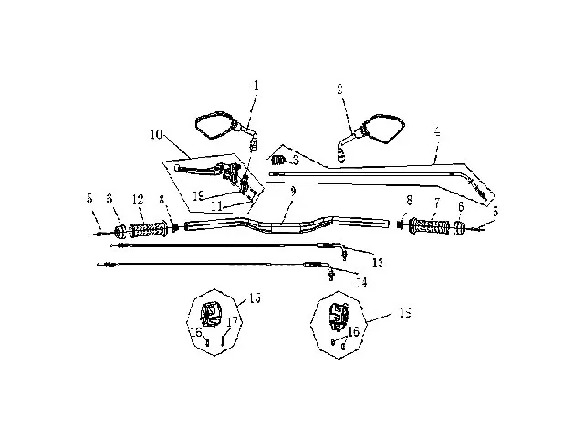 Manillar Voge 650 DSX Euro 5 2022 - 2026