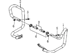 Defensa motor izquierda Voge 650 DSX Euro 5 2022 - 2026