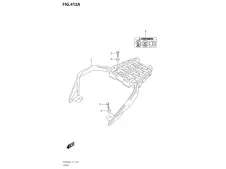 Asidero transportin Suzuki DL V-Strom 650 2021 - 2025
