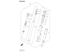 Barra completa izquierda Suzuki DL V-Strom 650 2021 - 2025