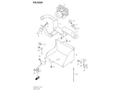 Caja modulo abs Suzuki DL V-Strom 650 2021 - 2025