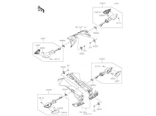 Intermitente delantero izquierdo Kawasaki Z650 2020 - 2025