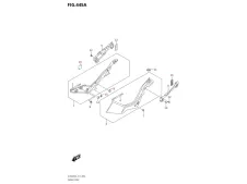 Embellecedor subchasis izquierdo Suzuki DL V-Strom 650 2021 - 2025