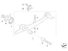 Pedal freno trasero Bmw R 1200 RT 2003 - 2009