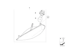 Intermitente delantero derecho Bmw R 1200 RT 2003 - 2009