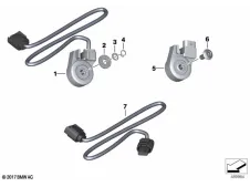 Interruptor pata de cabra Bmw R 1200 RT 2003 - 2009