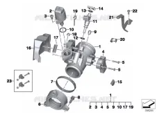 Bateria inyeccion izquierda Bmw R 1200 RT 2003 - 2009