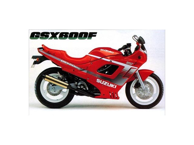 Piloto matricula SUZUKI GSX 600 F 600 1991-1994 Recambio Ocasion