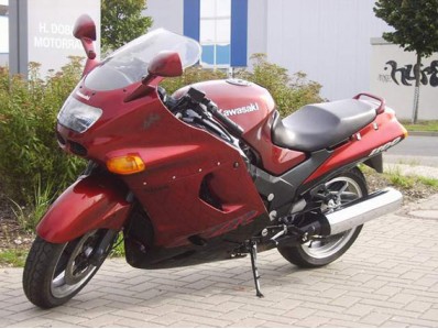 Carenado superior negro gris desperfecto KAWASAKI ZZR 1100 1993-2001  repuestos de motos