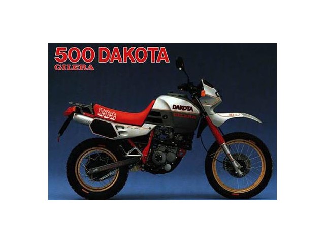 Aleta delantera blanca GILERA DAKOTA 500 1988-1992  repuestos de motos