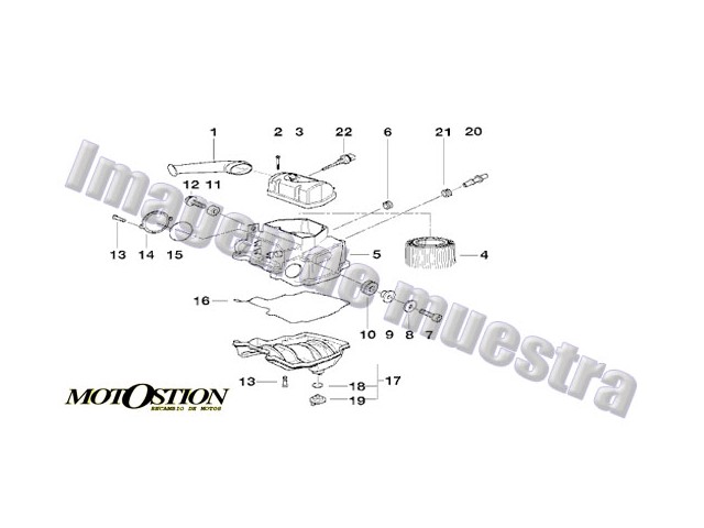 Aforador PEUGEOT BUXY 50 1995-2005  moto