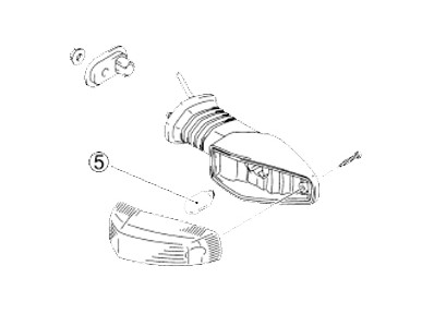 Pastillas de freno delanteras usadas DAELIM ROADWIN 125R FI 125 2007-2011  motodesguace
