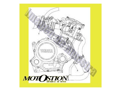 Soporte pinza freno trasera SUZUKI GSX 1100 R 1100 1994-1998  motodesguace