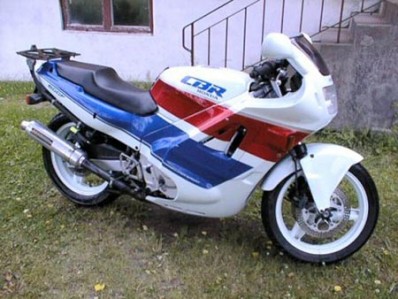 Retrovisor izquierdo blanco HONDA CBR 600 1987-1991  motodesguace