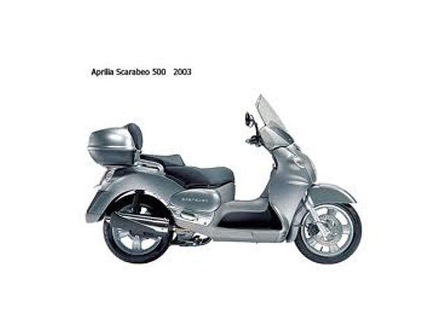 Cacha trasera izquierda APRILIA SCARABEO 500 2003-2006  recambio moto