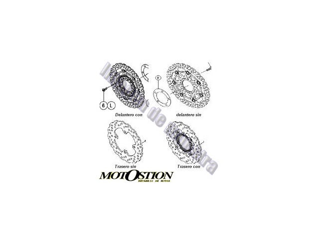 Soporte semimanillar izquierdo KAWASAKI ZXR 750 1992-1993  desguace motos