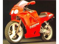 Asiento piloto gel usado CAGIVA MITO 125 1989-1994  recambio moto