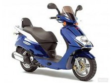 Cacha izquierda gris DAELIM HISTORY 125 2005-2010  desguace motos
