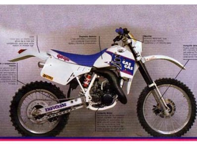 Disco freno trasero GASGAS ENDUCROSS 250 1989-1991  recambio moto