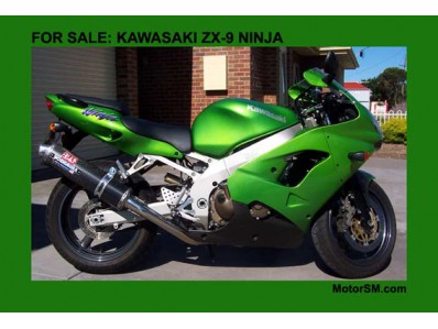 Faldon izquierdo verde KAWASAKI ZX 9 R 900 1998-1999  desguace motos