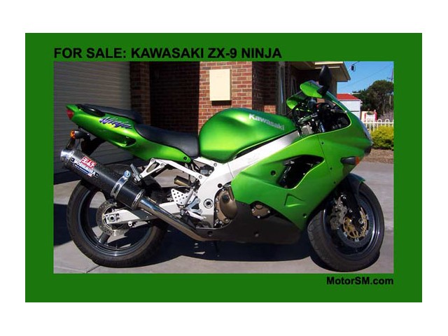 Faldon izquierdo verde KAWASAKI ZX 9 R 900 1998-1999  desguace motos
