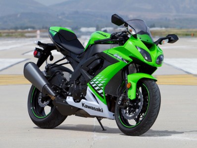 Protector basculante izquierdo carbono KAWASAKI ZX 10 R 1000 2010-2010  motodesguace