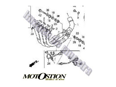 Colectores YAMAHA XJ 900 1983-1990  desguace motos